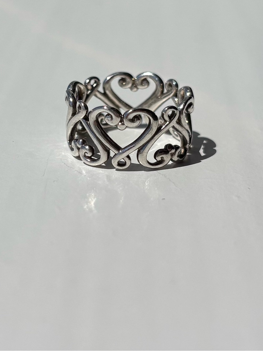 Authentic Tiffany and Company loving heart band Paloma Picasso size six